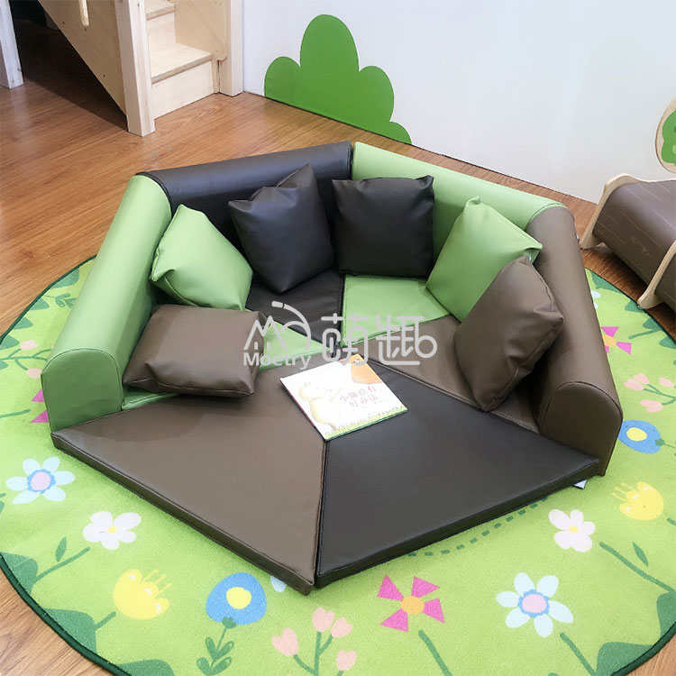 Play Mat - Moetry Tapis de lecture hexagonal doux