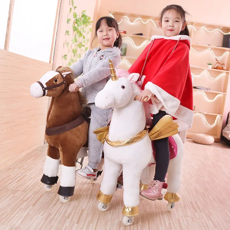 Baby Swing Bouncer - Grand cheval sautant multicolore pour bébé,