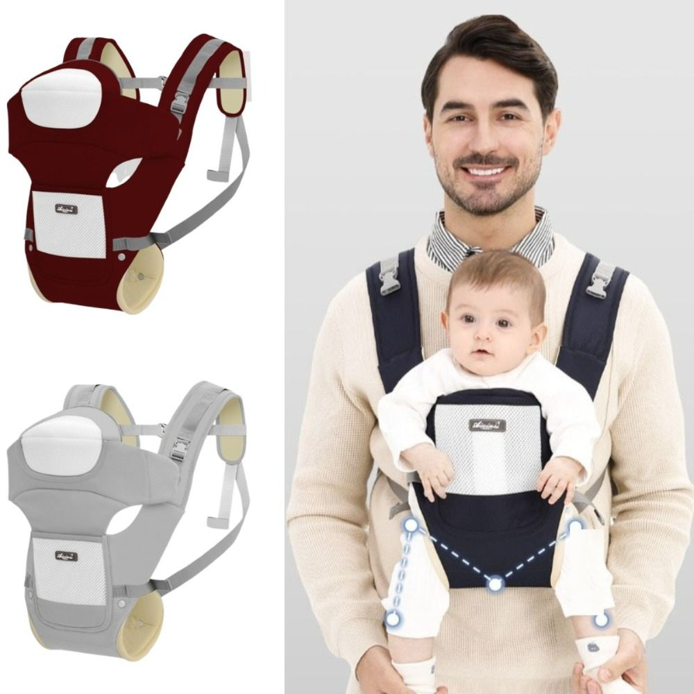 Ergonomic Baby Carrier - Sac à dos porte-bébé ergonomique, réglable