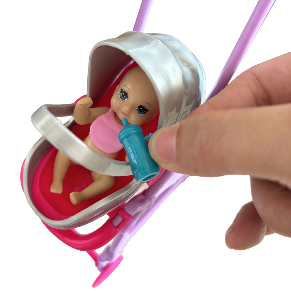 Ensemble de maison de poupée d - Baby Swing Bouncer avis et prix